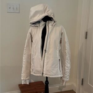 Athleta Women's White Ski Jacket